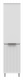 Шкаф-пенал напольный Brevita Enfida левый 400x340x1650 белый (ENF-05040-010БкL)  (ENF-05040-010БкL)