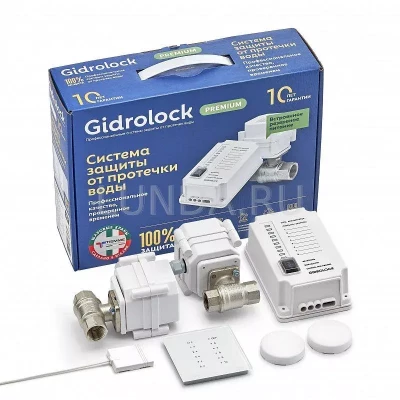 Система защиты от протечек воды Premium RADIO, Gidrolock 3/4 (31101022)