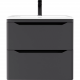 Тумба Style Line Марелла 60 серая матовый антискрейтч (СС-00002406) с раковиной  (СС-00002406+СС-00002367)