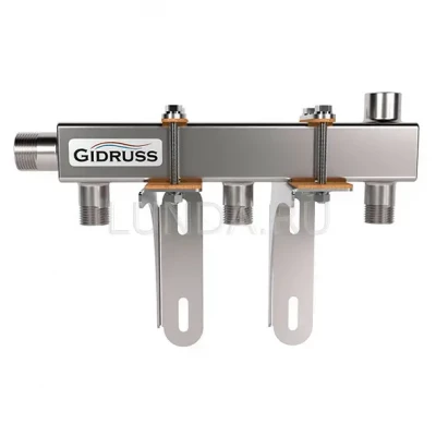 Распределительный коллектор DMSS без гидрострелки, с креплениями, Gidruss (1G 00324 17)