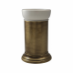 MIGLIORE Mirella 17157 стакан в настольном держателе, керамика/бронза держатель высокий, бронза (17157)
