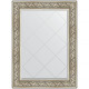 Зеркало настенное Evoform ExclusiveG 107х80 BY 4209 с гравировкой в багетной раме Барокко серебро 106 мм  (BY 4209)