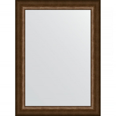 Зеркало настенное Evoform Definite 76х56 BY 1000 в багетной раме Состаренная бронза 66 мм
