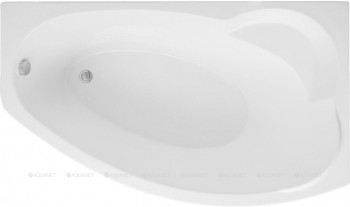 Акриловая ванна Aquanet Sofia 170x90 R с каркасом пристенная асимметричная (00205553)