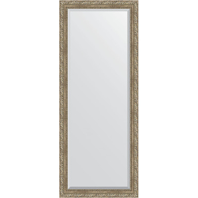 Зеркало напольное Evoform Exclusive Floor 200х80 BY 6113 с фацетом в багетной раме Виньетка античное серебро 85 мм