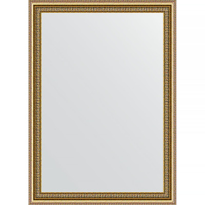 Зеркало настенное Evoform Definite 72х52 BY 0792 в багетной раме Бусы золотые 46 мм