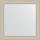 Зеркало настенное Evoform Definite 65х65 BY 3142 в багетной раме Версаль серебро 64 мм  (BY 3142)