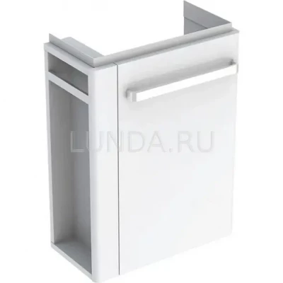 Шкафчик для раковины Renova Compact, с укороченным вылетом, с держателем для полотенец, Geberit (862250000) белый
