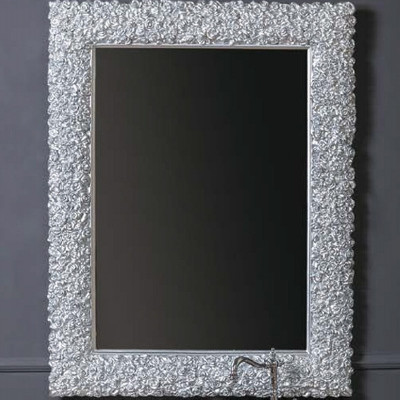 Зеркало в ванную Armadi Art Rose 547 85х110 см, серебро