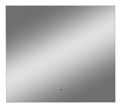 Зеркало подвесное в ванную Misty Нембус подогрев подсветка сенсорное 800x700 прямоугольное белый (НЕМ-02-80/70-14)