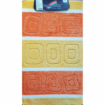 GFmark одинарный полосатый коврик для ванной 60х100 см, полиэстер