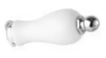 Ручка для смесителя Cezares Venezia хром, белый (VENEZIA-LDT-01-Bi)