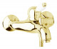 Смеситель Cezares ELITE-VM-03/24-Bi для ванны и душа, золото, ручка белая  (ELITE-VM-03/24-Bi)