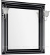 Зеркало в ванную Aquanet Паола 90 черный/серебро подвесное (00181766)  (00181766)