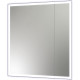 Зеркальный шкаф в ванную Reflection Cube 700х800 RF2212CB с подсветкой белый матовый  (RF2212CB)