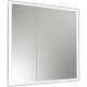 Зеркальный шкаф в ванную Reflection Cube 800х800 RF2213CB с подсветкой белый матовый  (RF2213CB)