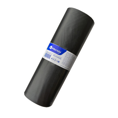 Мешки д/мусора "MERIDA OPTIMUM" черные 180л. ПВД (90х110 см.) (10шт/рулон) МО180ч01