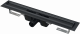 Водоотводящий желоб с порогами для перфорированной решетки, черный-мат AlcaPlast APZ1BLACK-300 Душевой лоток Alcaplast APZ1BLACK-300 без решетки сталь (APZ1BLACK-300)