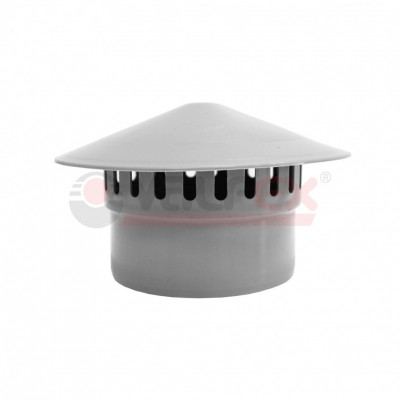 Зонт вентиляционный для внутренней канализации VALFEX серый (26106110)