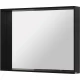 Зеркало подвесное для ванной Allen Brau Reality 100х75 с подсветкой и сенсорным выключателем, черный браш (1.32020.BB)  (1.32020.BB)