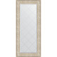 Зеркало настенное Evoform ExclusiveG 160х70 BY 4168 с гравировкой в багетной раме Виньетка серебро 109 мм  (BY 4168)