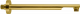 Remer 348N40 DO кронштейн для верхнего душа 40 cм (блестящее золото)  (348N40DO)