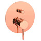 Смеситель для ванны встраиваемый - внешняя часть X STYLE Розовое золото X09KBRL Remer  (X09KBRL)