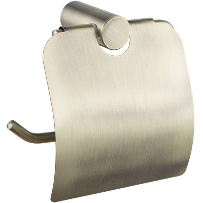 Держатель туалетной бумаги Haiba HB8403-4 с крышкой (нерж сталь) бронза