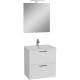 Комплект мебели для ванной Vitra Mia 60 75021 подвесной белый глянцевый  (75021)
