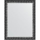 Зеркало настенное Evoform Definite 47х37 BY 1340 в багетной раме Черненое серебро 38 мм  (BY 1340)