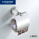Держатель туалетной бумаги Ledeme L3603 36 латунь белый, хром  (L3603)