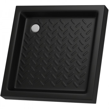 Керамический душевой поддон RGW CER CR B 90x90 19170199-04 черный квадратный