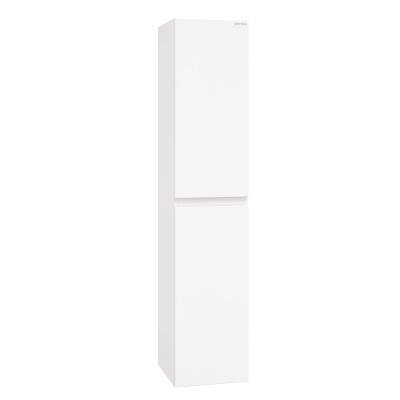 Шкаф-пенал в ванную Onika Эвада 30 подвесной, белый, универсальный (403079)