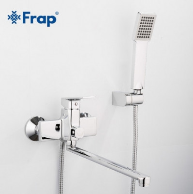 Смеситель Frap для ванны однорычажный поворотный хром (F2246)