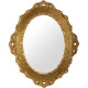 Зеркало для ванной подвесное Migliore CDB 105 24965 бронза округлое  (24965)