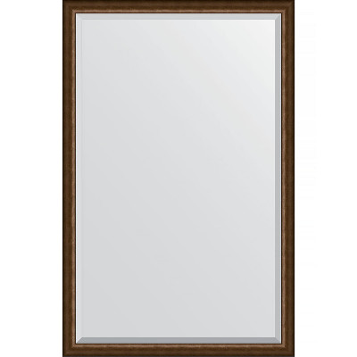 Зеркало настенное Evoform Exclusive 172х112 BY 1218 с фацетом в багетной раме Состаренная бронза 66 мм
