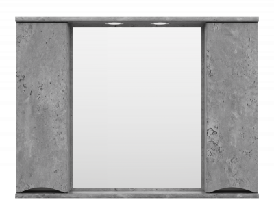 Зеркальный шкаф в ванную Misty Атлантик 1000x150x745 серый (П-Атл-4100-050)