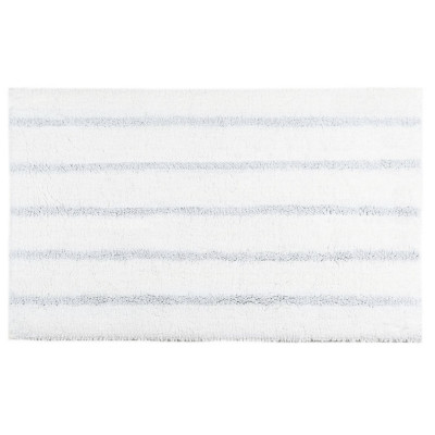 KASSATEX Silver Stripe White/Silver SSR-630-WSI коврик для ванной 61см х 101см белый/серебро