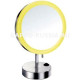 Косметическое зеркало с подсветкой Gappo настольное хром (G6204) 20x20 см  (G6204)