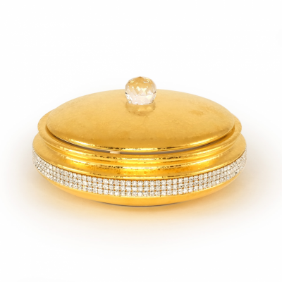 MIGLIORE Dubai 26598 шкатулка для украшений, золото/кристаллы