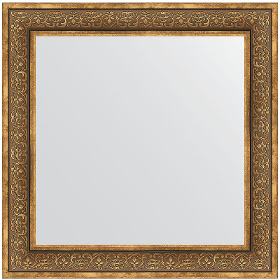 Зеркало настенное Evoform Definite 83х83 BY 3255 в багетной раме Вензель бронзовый 101 мм