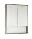 Зеркальный шкаф для ванной Style Line Экзотик 75 древесина/белый (ЛС-00000398)  (ЛС-00000398)