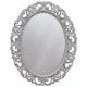 Зеркало для ванной 74,7х94,8 см серебро Caprigo PL040-CR овальное  (PL040-CR)