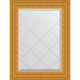 Зеркало настенное Evoform ExclusiveG 72х55 BY 4009 с гравировкой в багетной раме Сусальное золото 80 мм  (BY 4009)