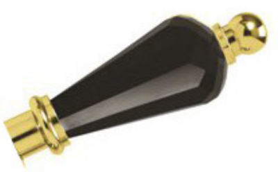 Ручка для смесителя Cezares Vintage золото, черный (VINTAGE-LDT-03/24-Sw-N)