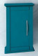 Шкафчик подвесной с одной распашной дверцей, реверсивный CEZARES 54962 Blu Petrolio  (54962)