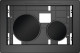 TECEloop Клавиши для панели смыва унитаза, цвет черный матовый (9240619)  (9240619)