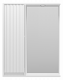 Зеркальный шкаф в ванную Brevita Balaton левый 625x140x800 белый (BAL-04065-01-Л)  (BAL-04065-01-Л)