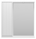 Зеркальный шкаф в ванную Brevita Balaton левый 730x140x800 белый (BAL-04075-01-Л)  (BAL-04075-01-Л)