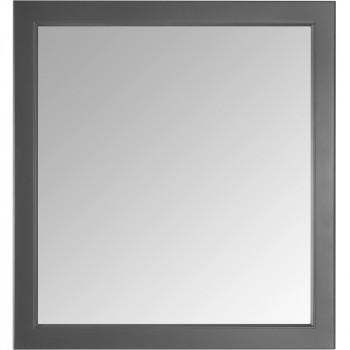 Зеркало в ванную ASB-Woodline Каталина 80 Grey 12080 с подсветкой серое прямоугольное